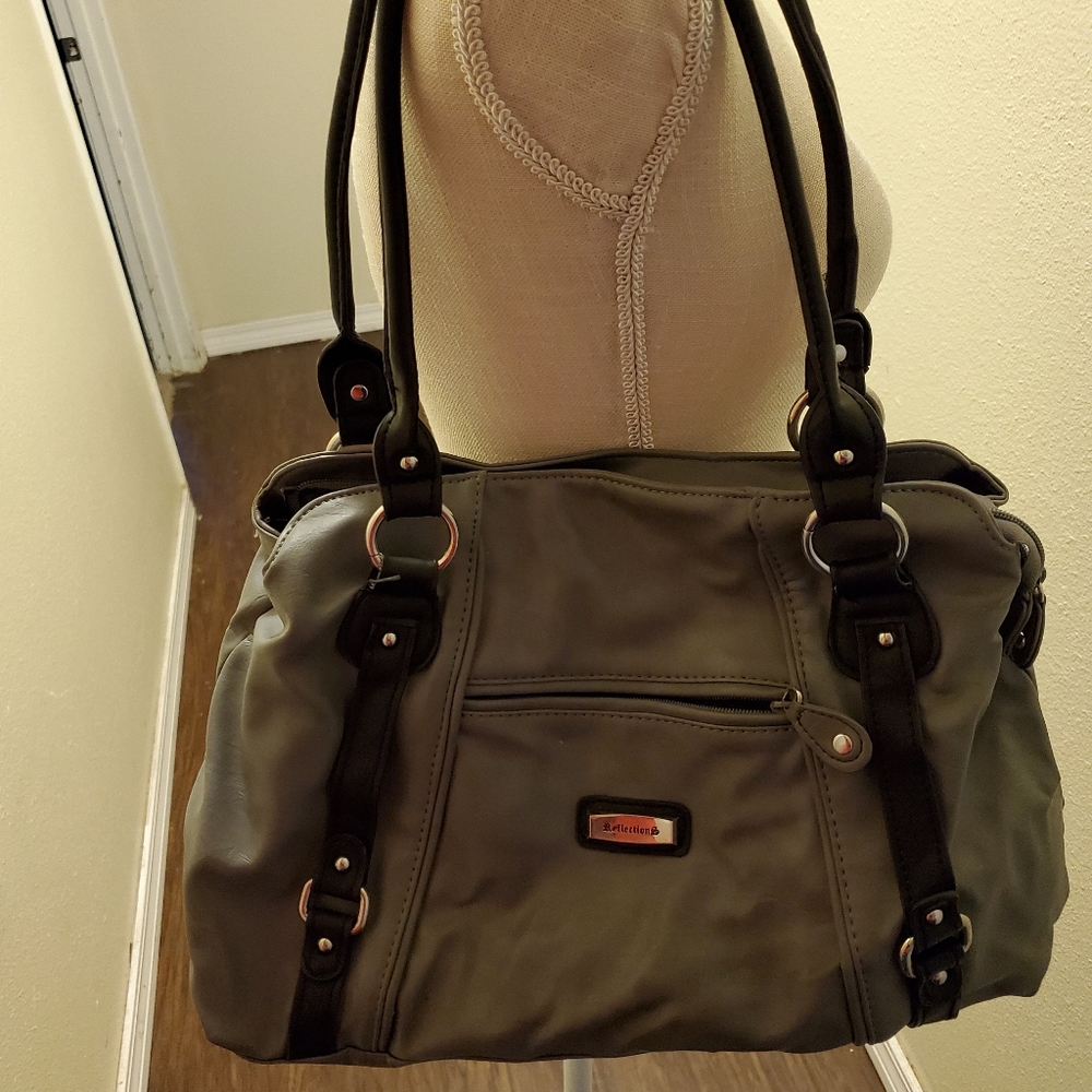 Reflections Gray Purse